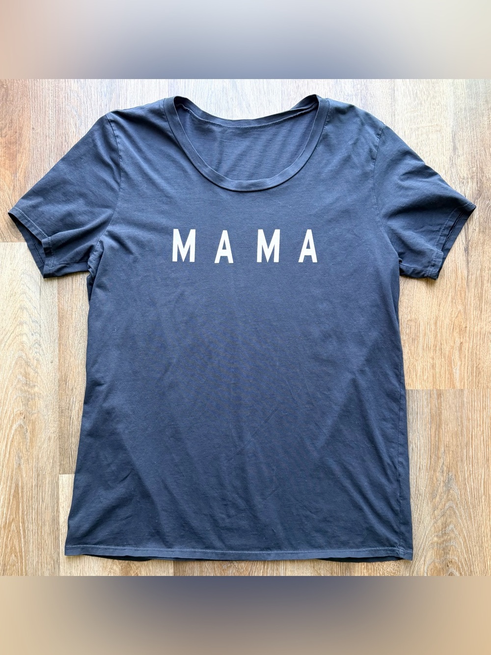 FORD & WYATT | Mama Graphic Tee | Washed Black | Casual Mom Tee | Minimalist